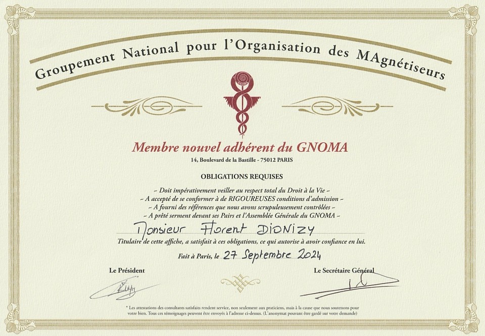 Membre du GNOMA